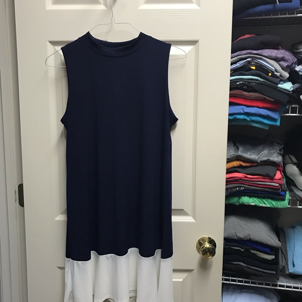 Blue swing dress